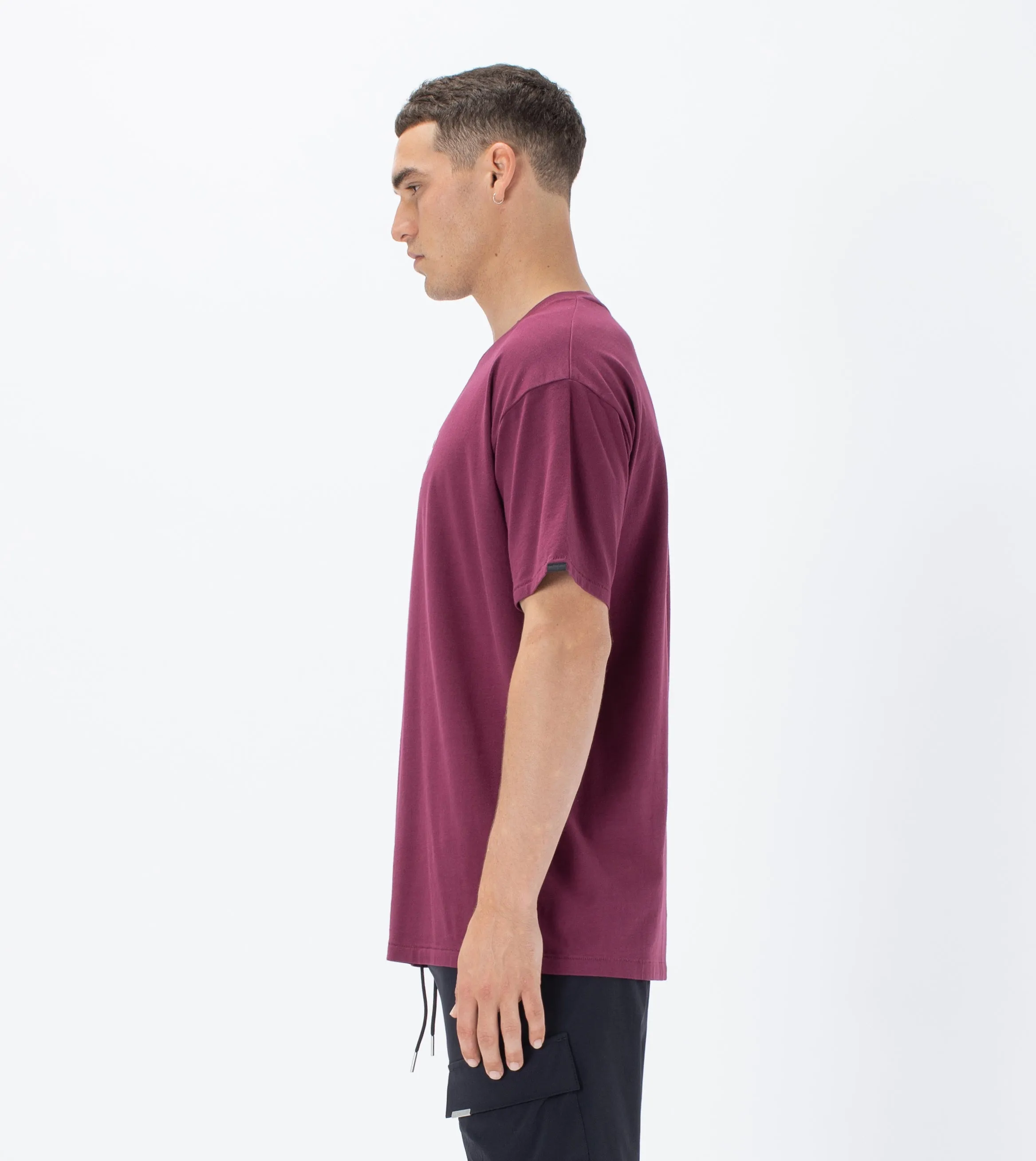 ZNRB Box Tee GD Boysenberry